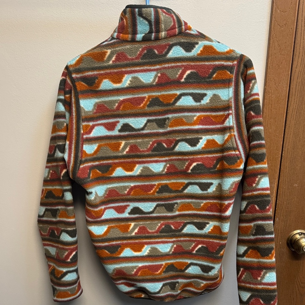 Patagonia Striped Fleece Pullover in Earth Tones - Picture 3 of 3